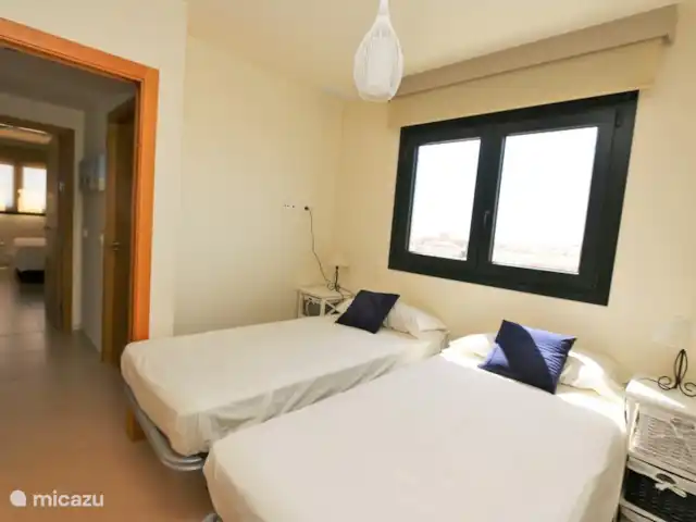 Appartement met zeezicht  huren in Spanje, Costa Blanca, Torre de la Horadada - appartement Slaapkamer met twee eenpersoonsbedden