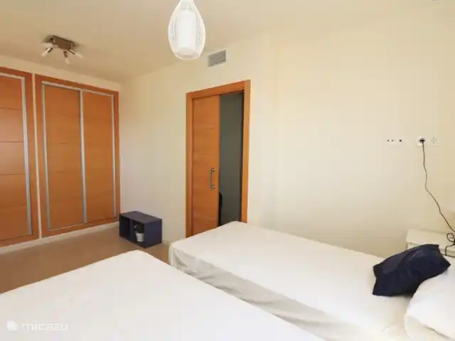 Appartement met zeezicht  huren in Spanje, Costa Blanca, Torre de la Horadada - appartement Slaapkamer met twee eenpersoonsbedden