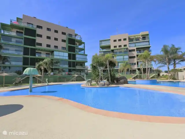 Appartement met zeezicht  huren in Spanje, Costa Blanca, Torre de la Horadada - appartement Gemeenschappelijk zwembad