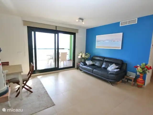 Appartement met zeezicht  huren in Spanje, Costa Blanca, Torre de la Horadada - appartement Ruime woonkamer met eetruimte