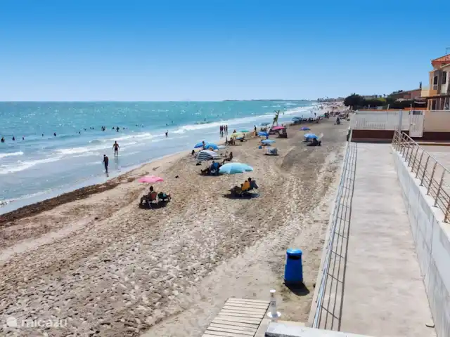 Maison de plage au bord de la mer | Espagne, Costa Blanca, Torre de la Horadada - maison de vacances Accès direct à la plage