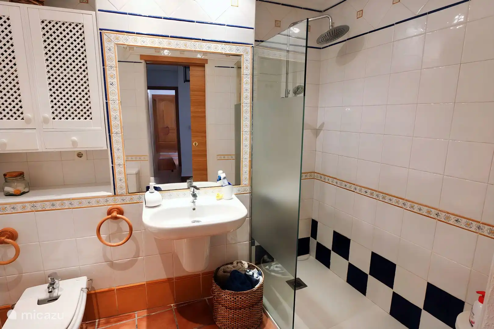 Bathroom with walk-in shower