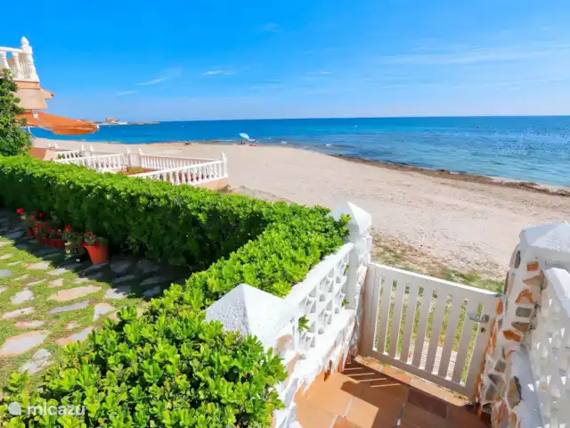 Maison de plage au bord de la mer | Espagne, Costa Blanca, Torre de la Horadada - maison de vacances Accès direct à la plage