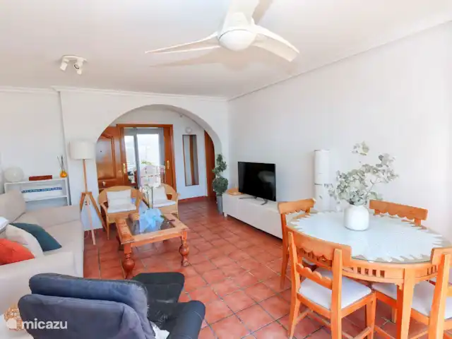 Maison de plage au bord de la mer | Espagne, Costa Blanca, Torre de la Horadada - maison de vacances Salle à manger + salon