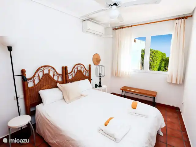 Maison de plage au bord de la mer | Espagne, Costa Blanca, Torre de la Horadada - maison de vacances Chambre avec lit double