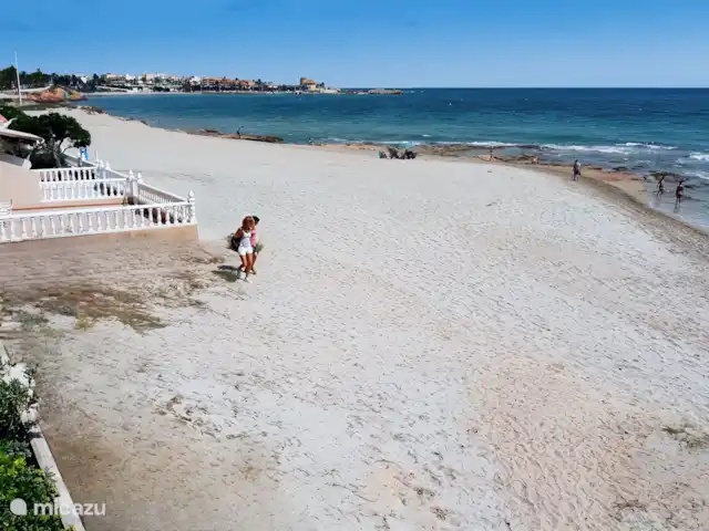 Maison de plage au bord de la mer | Espagne, Costa Blanca, Torre de la Horadada - maison de vacances Accès direct à la plage