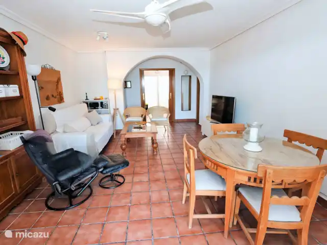 Maison de plage au bord de la mer | Espagne, Costa Blanca, Torre de la Horadada - maison de vacances Salon + salle à manger