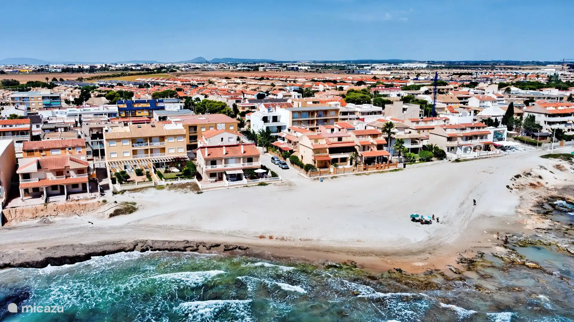 Beach house right by the sea