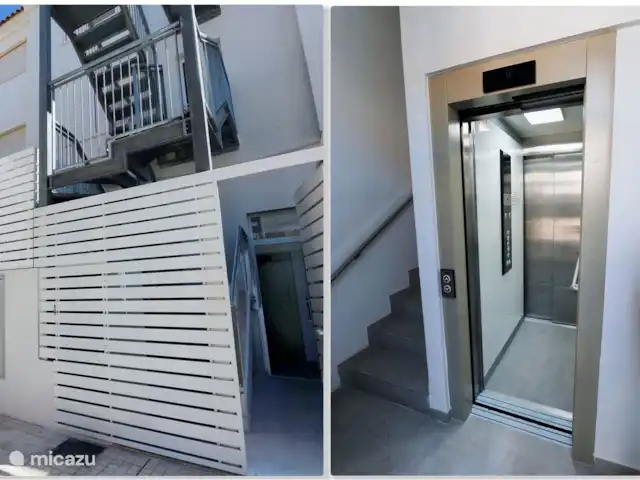 Maison de plage au bord de la mer | Espagne, Costa Blanca, Torre de la Horadada - maison de vacances L’ascenseur et l’accès à la maison