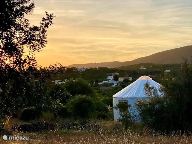Location de Vacances Portugal, Algarve, Moncarapacho, glamping / tente safari / yourte - YURT Algarve Nature, calme et tranquillité.