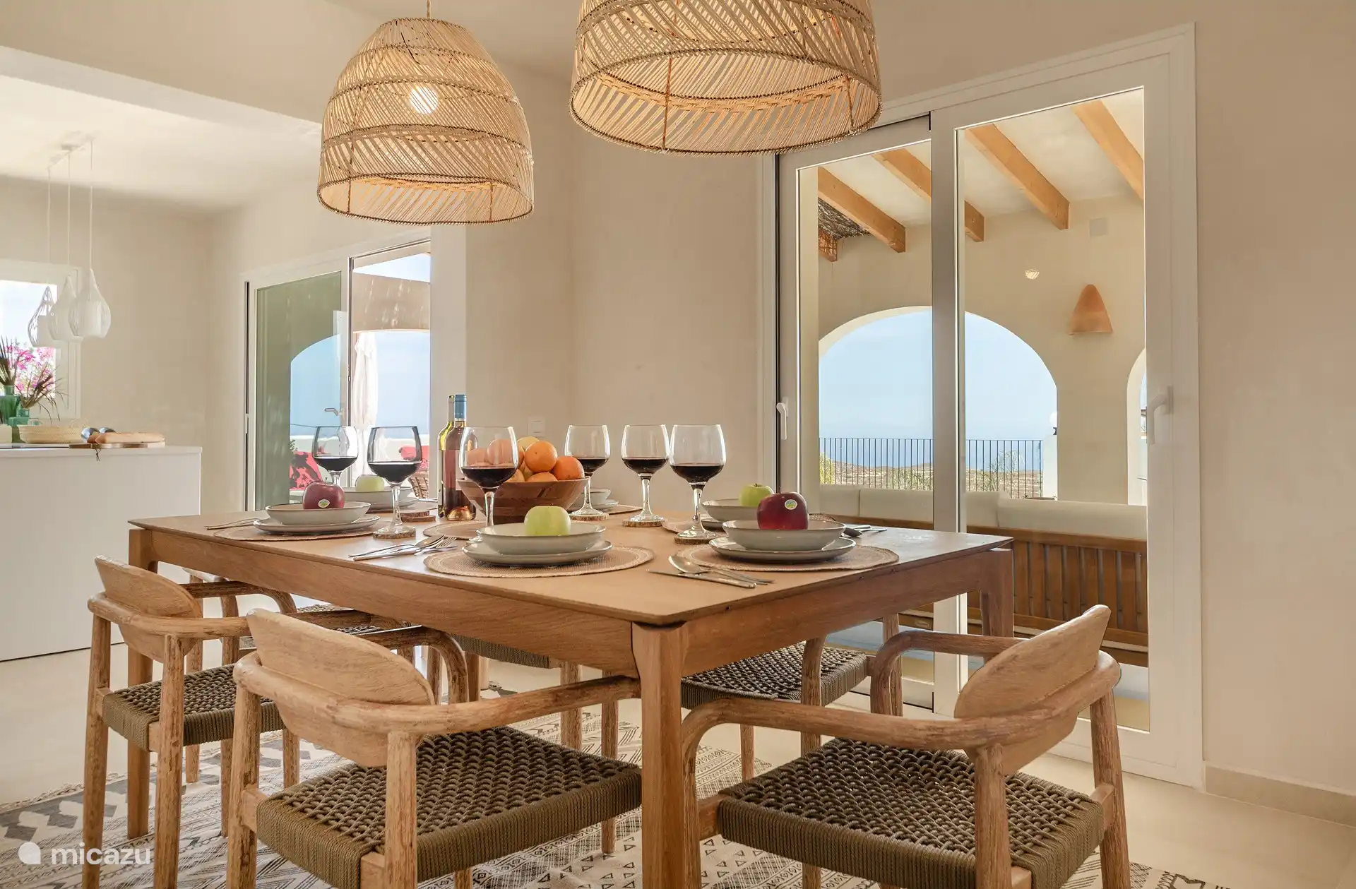 Esszimmer mit schöner Aussicht