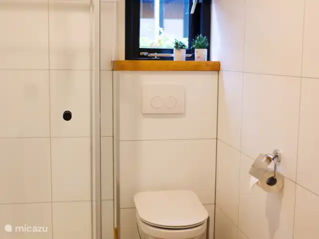 Location de Vacances Pays-Bas, Drenthe, Zuidwolde, tiny house - La chouette hulotte Salle de bain moderne