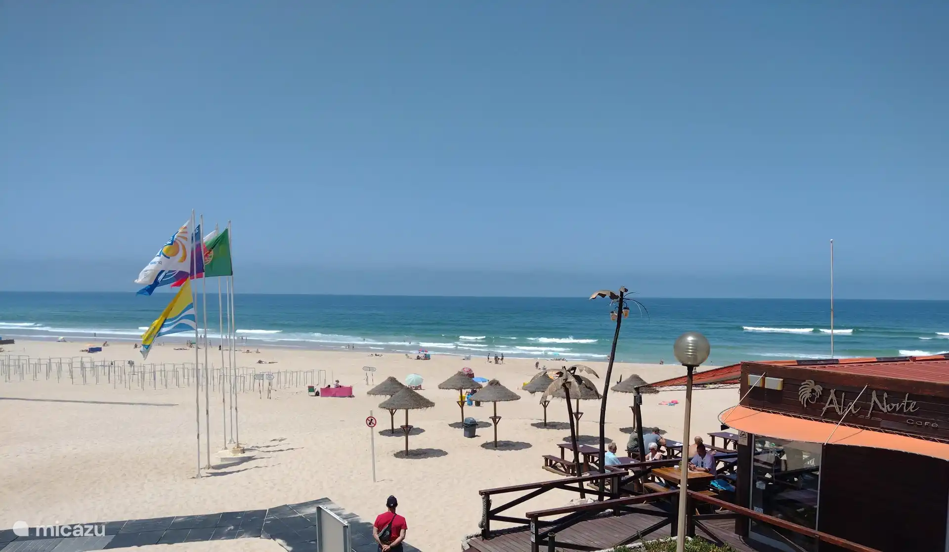 Strand im Restaurant-Café à la Norte