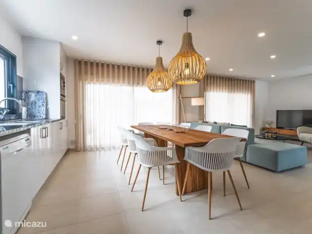 Casa Limeira | Portugal, Costa de Prata, Nadadouro - maison de vacances Salon et cuisine