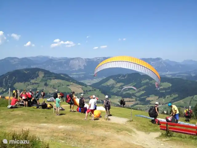 Sonnenalp Markbachjoch XL en Austria, Tirol, Niederau - apartamento Vuelo en parapente, biplaza o toma clases tú mismo.
