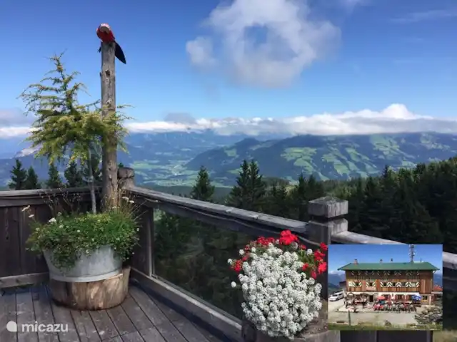 Sonnenalp Markbachjoch XL en Austria, Tirol, Niederau - apartamento Vista desde la terraza de la cabaña Rübezahl.