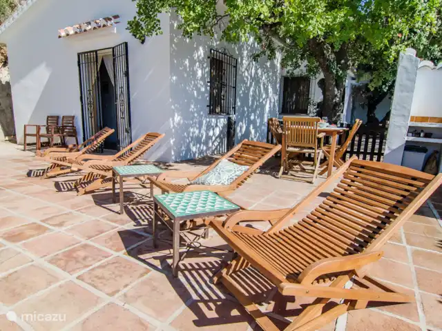 Location de Vacances Espagne, Andalousie, Cómpeta, finca - Los dos Algarrobos Les transats