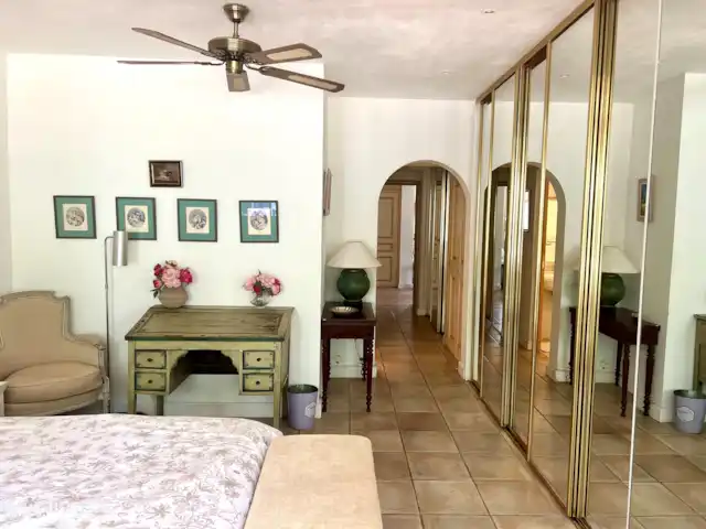 Villa Verte en Francia, Costa Azul, Grimaud - casa vacacional Dormitorio principal