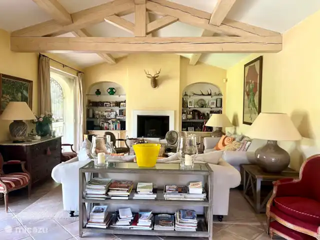 Villa Verte en Francia, Costa Azul, Grimaud - casa vacacional Salón