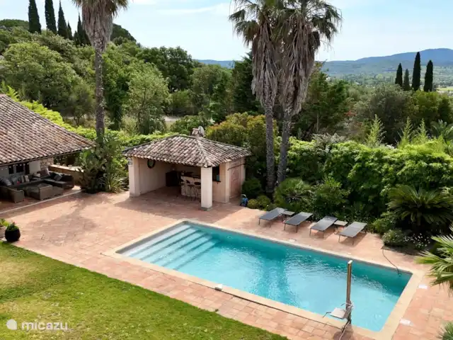Villa Verte en Francia, Costa Azul, Grimaud - casa vacacional Piscina