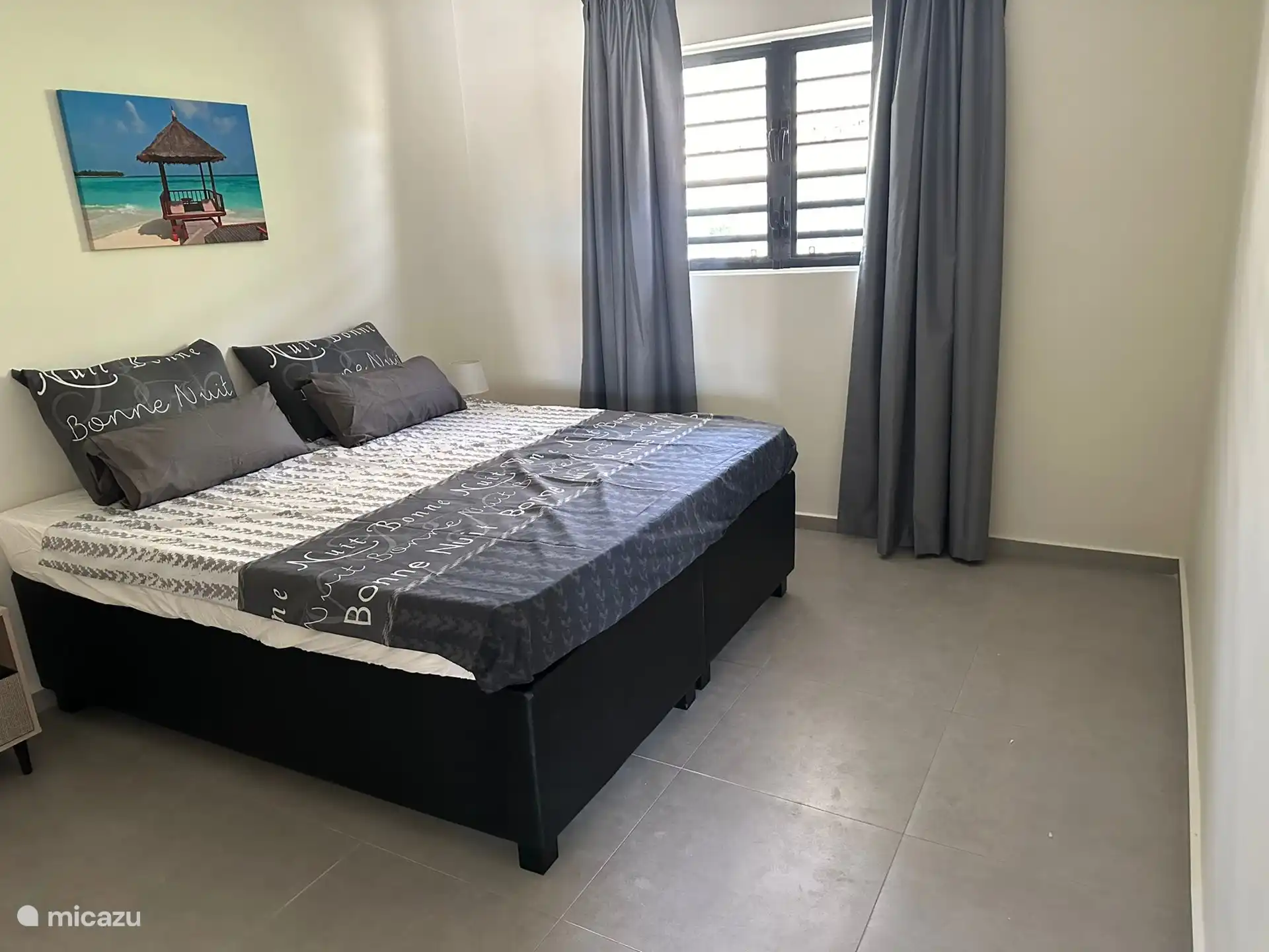 Bedroom with air conditioning