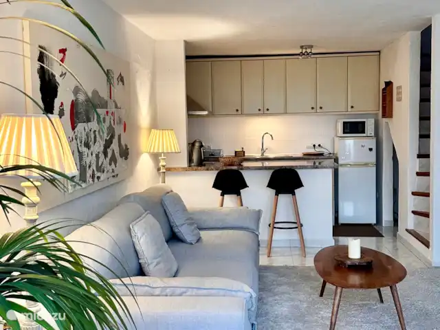 Casita Cala Llonga  | Espagne, Ibiza, Cala Llonga - maison mitoyenne Salon/cuisine