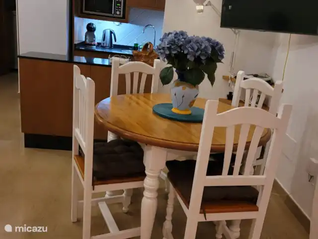 Villa La Maja en bord de mer | Espagne, Fuerteventura, Corralejo - villa Salle à manger Tv.