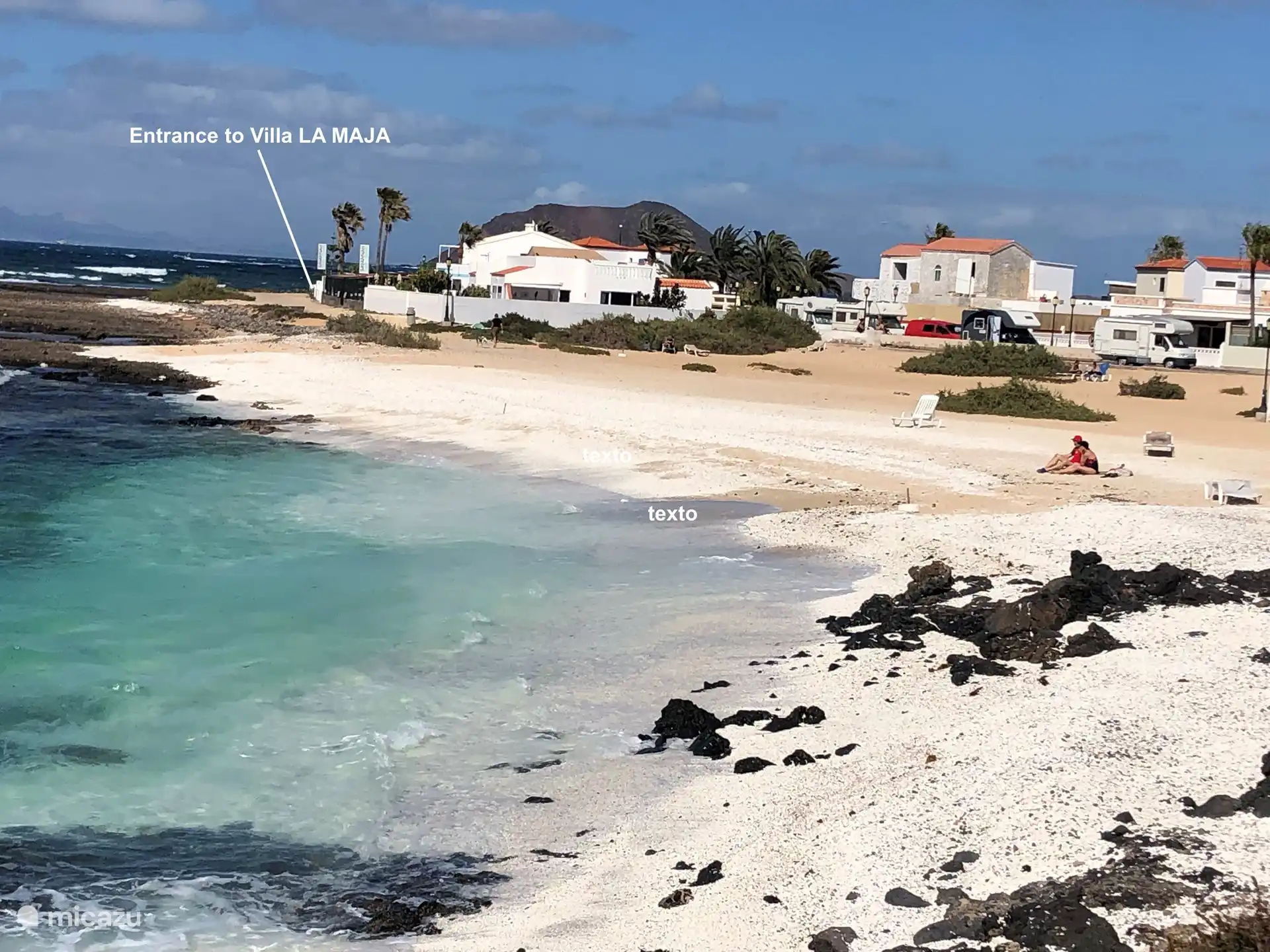 'Popcorn' Strand 50 weitere. de la Maja 