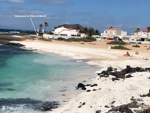 Villa La Maja en bord de mer | Espagne, Fuerteventura, Corralejo - villa Plage 'Popcorn' 50 de plus. de la Maja