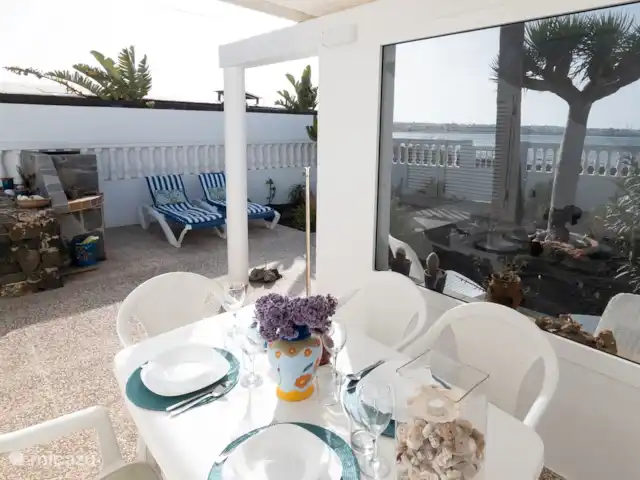 Villa La Maja en bord de mer | Espagne, Fuerteventura, Corralejo - villa Coin salon de jardin.
