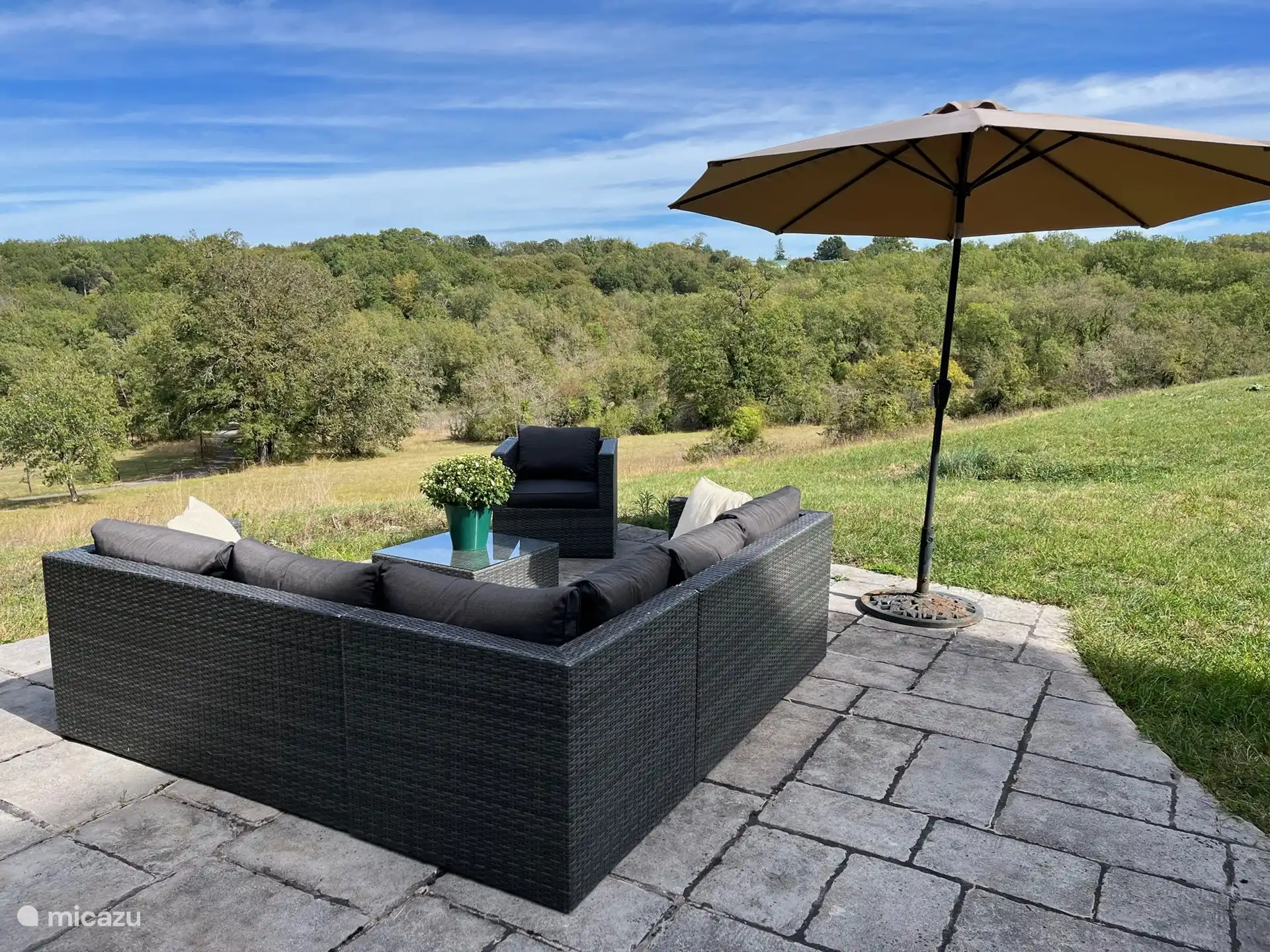 Uitzicht vanaf terras