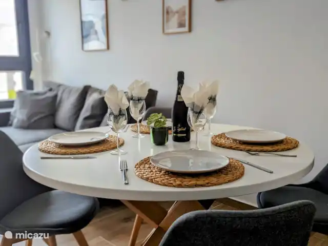 Location de Vacances Espagne, Costa Blanca, Orihuela Costa, penthouse - Penthouse Casa Joya coin repas dans le salon