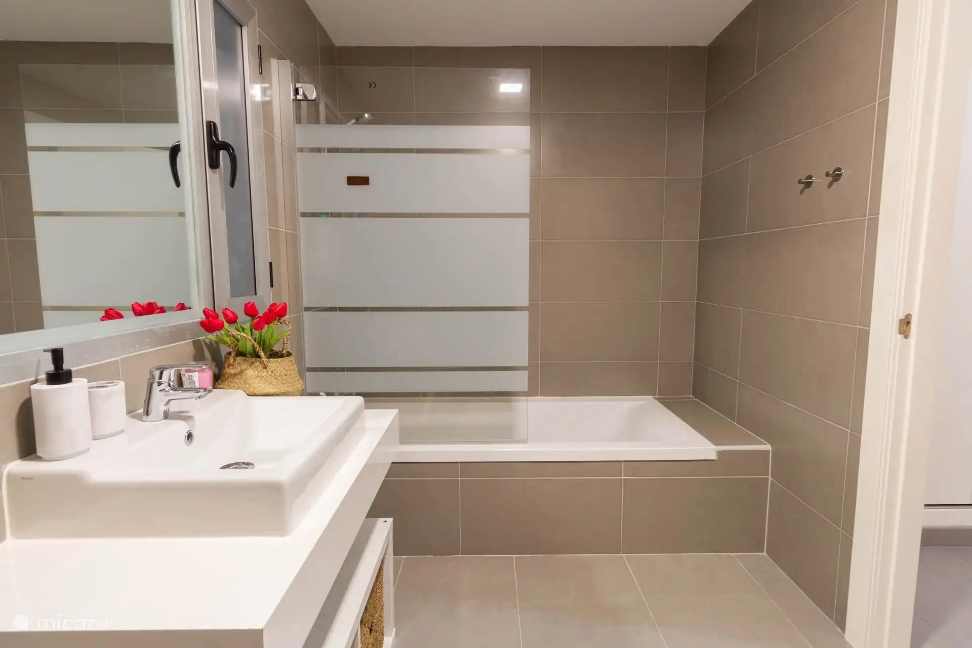 Salle de bain sur la pièce principale, salle de bain attenante