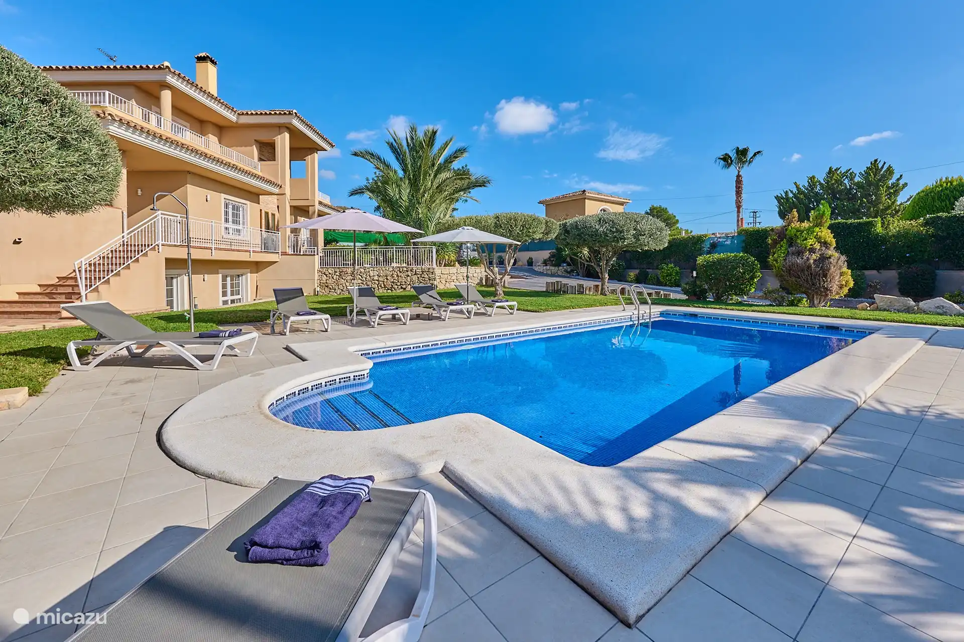 Schöner großer Pool