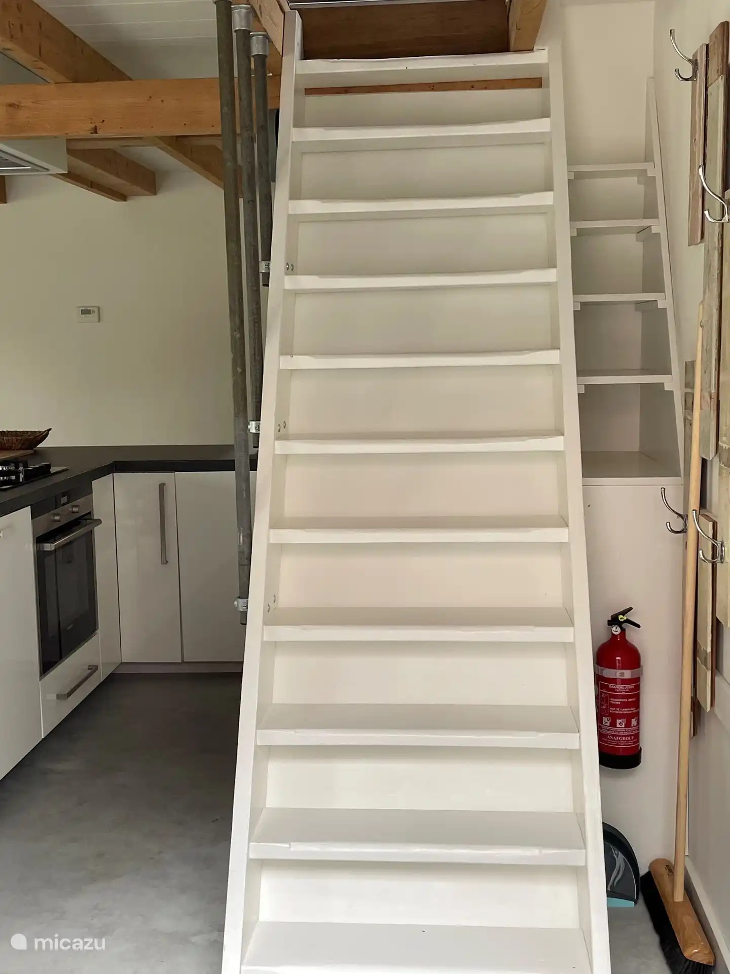 Treppe zum ersten Stock