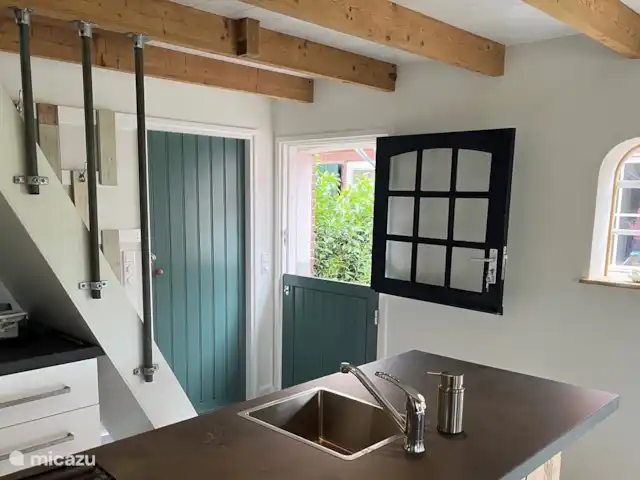 casa vacacional en Países Bajos, Güeldres, Aalten – Casa de vacaciones Het Poggenschot Puerta de entrada, puerta del granjero