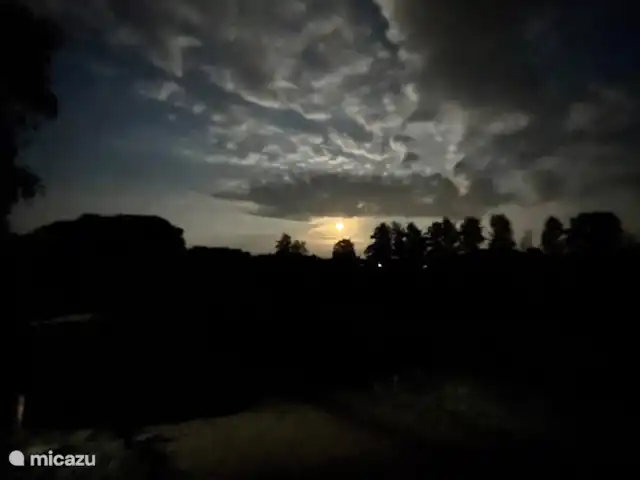 casa vacacional en Países Bajos, Güeldres, Aalten – Casa de vacaciones Het Poggenschot En luna llena se puede ver bien