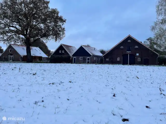 casa vacacional en Países Bajos, Güeldres, Aalten – Casa de vacaciones Het Poggenschot Casa de vacaciones del campo en invierno
