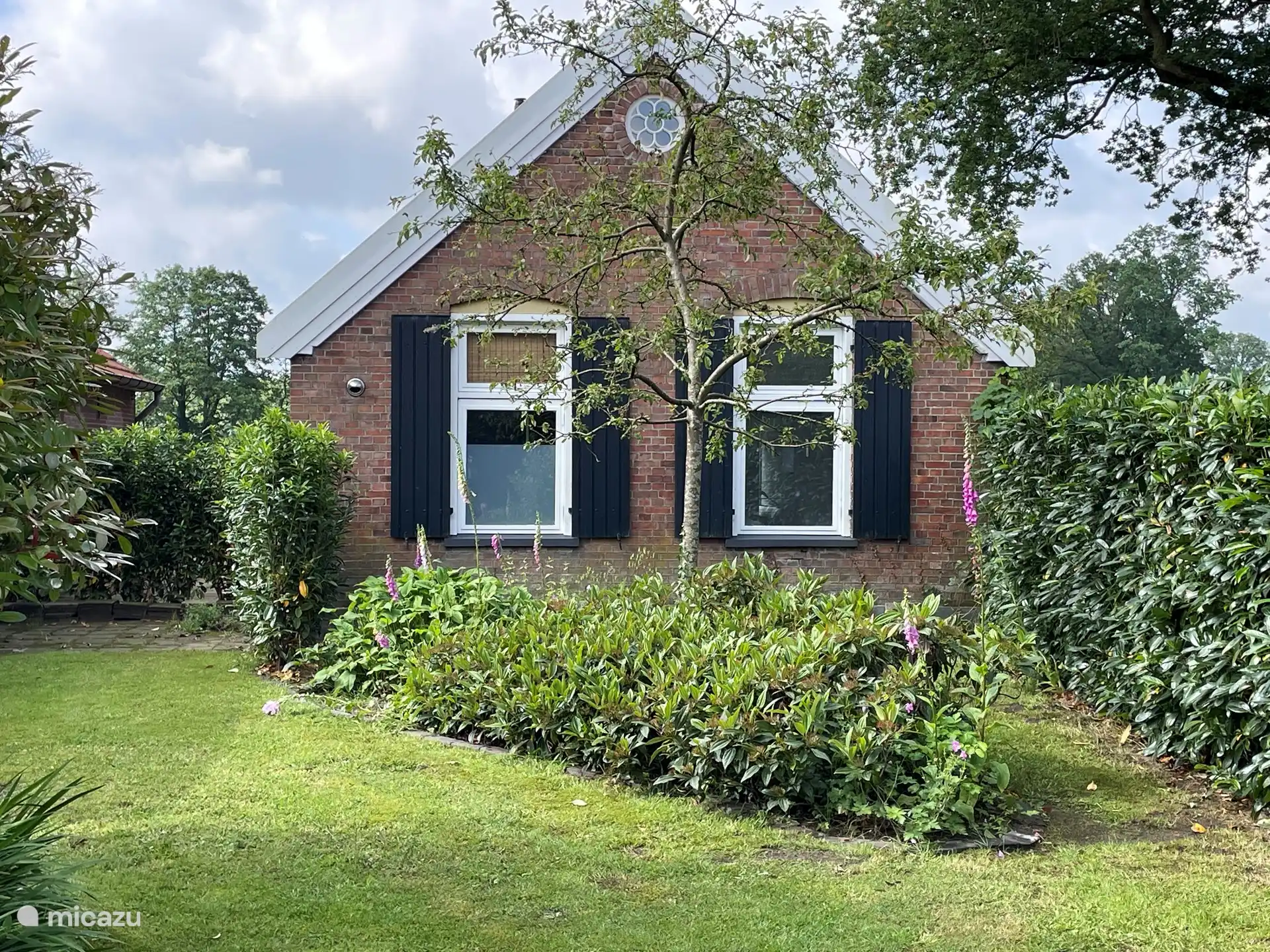 Rückseite des Ferienhauses