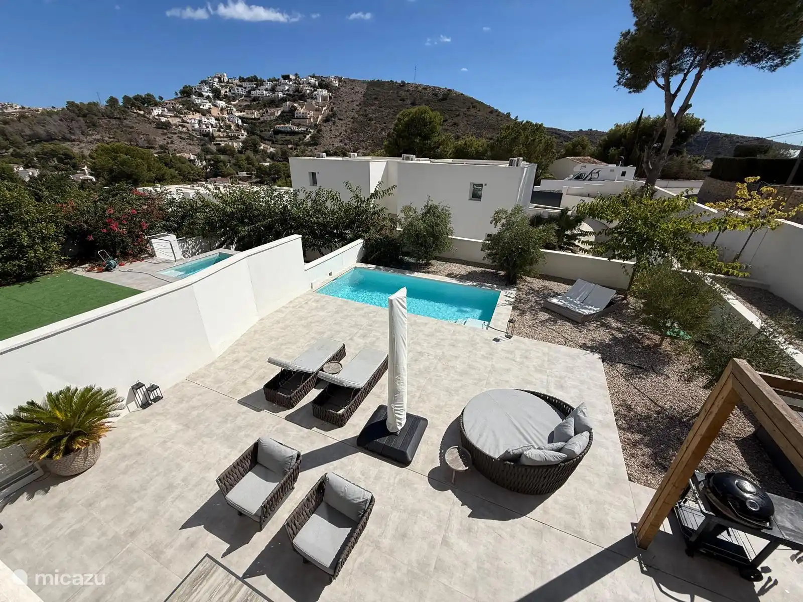 View from the balcony of the master bedroom