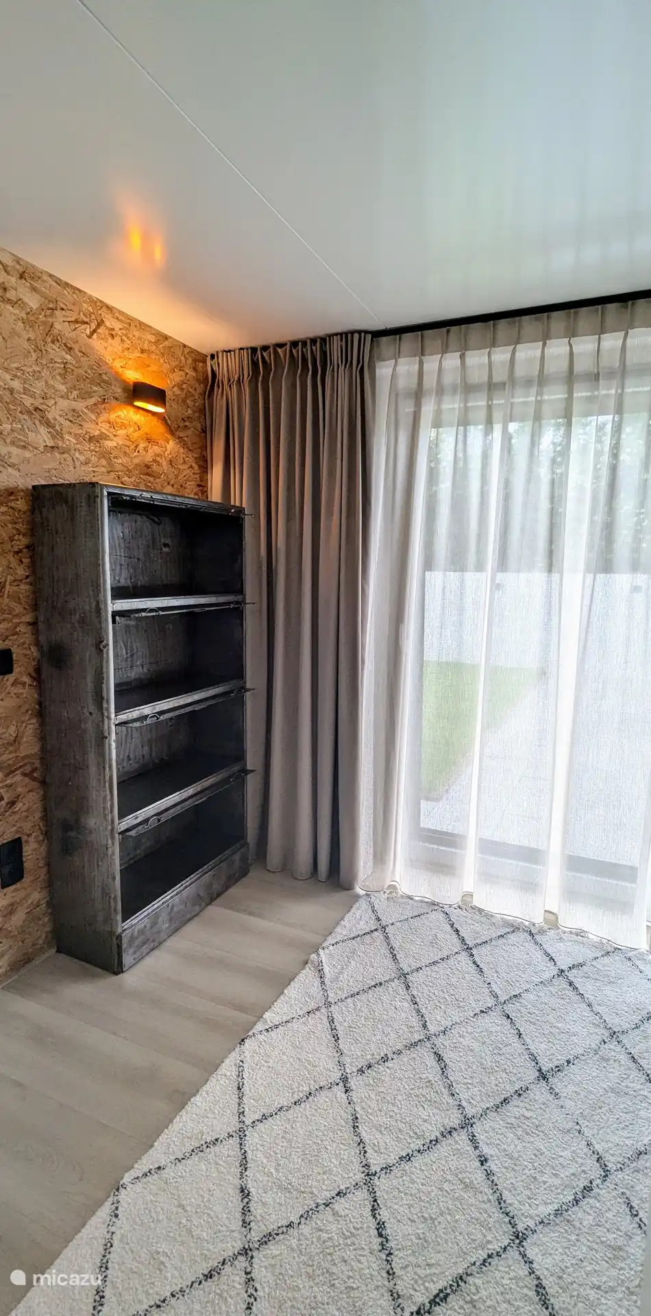 Bedroom with small closet for things