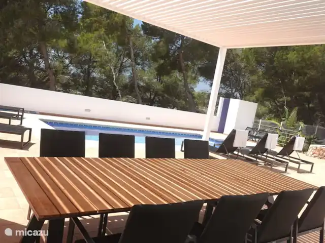 Piscine privée Casa Rembrandt Moraira | Espagne, Costa Blanca, Moraira - villa La terrasse couverte au bord de la piscine
