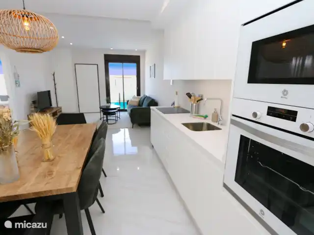 Casa familiar con piscina privada en España, Murcia, San Pedro del Pinatar - casa vacacional Cocina
