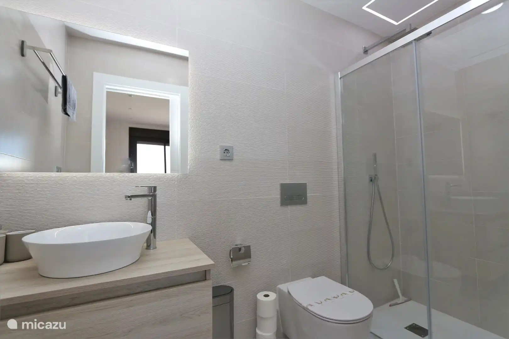 Bathroom with walk-in shower