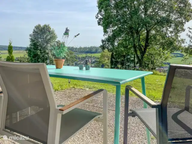 Huisje Alm huren in Duitsland, Sauerland, Husen - Lichtenau - bungalow Uitzicht vanaf het terras