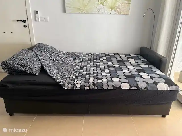 Sofa bed with topper