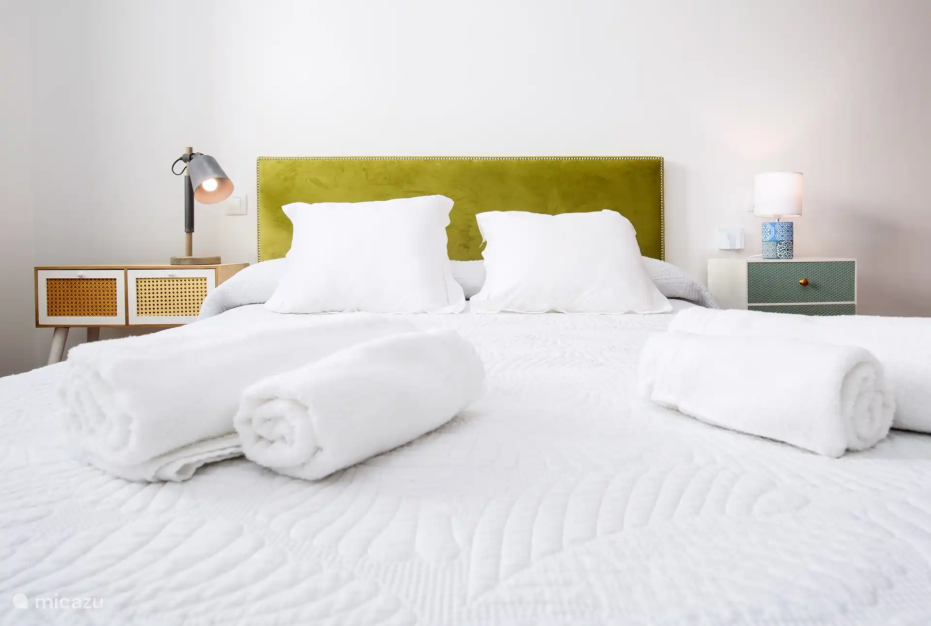 Bettwäsche und Handtücher sind während Ihres Aufenthalts inbegriffen