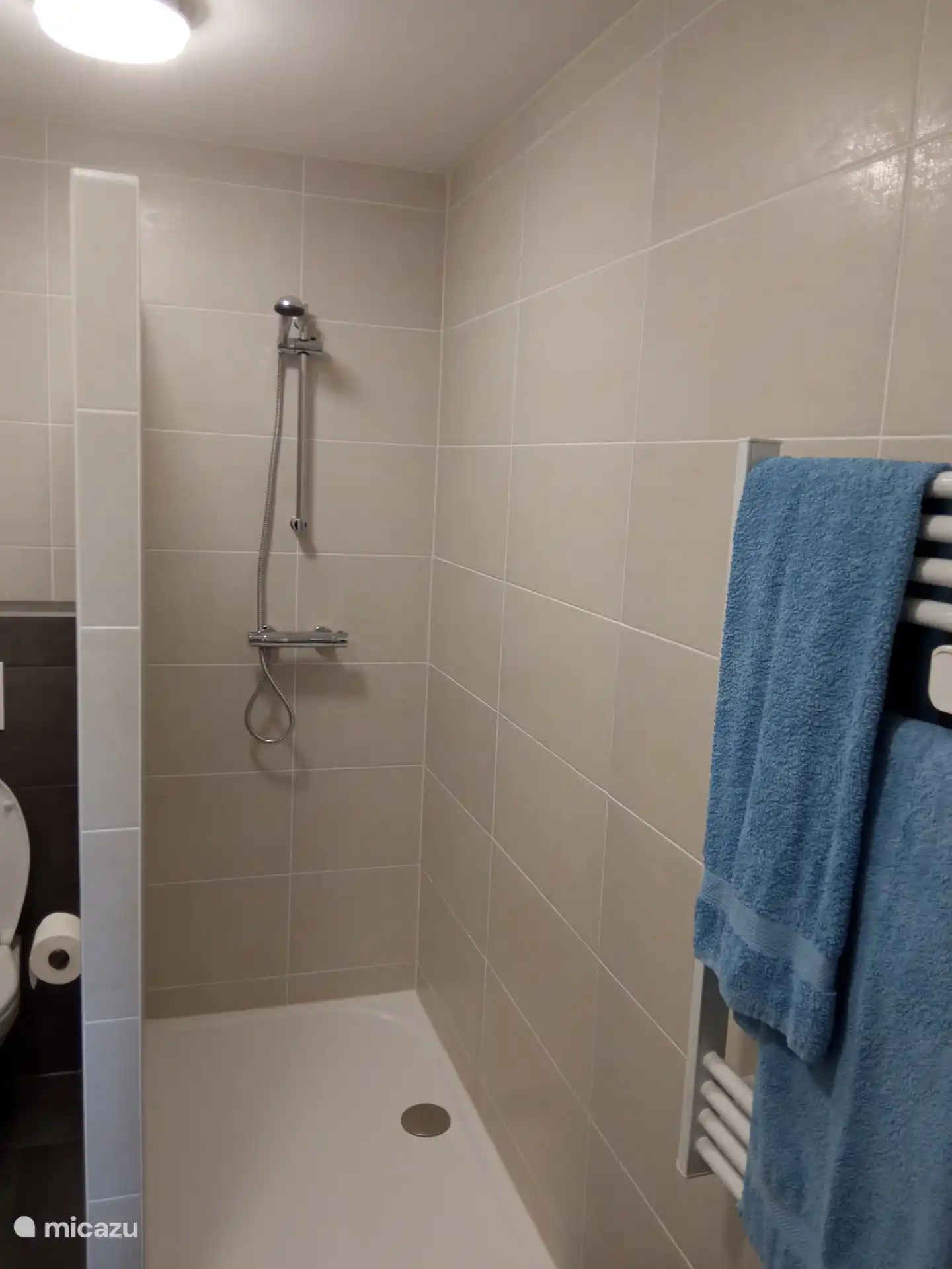 Badezimmer mit ebenerdiger Dusche