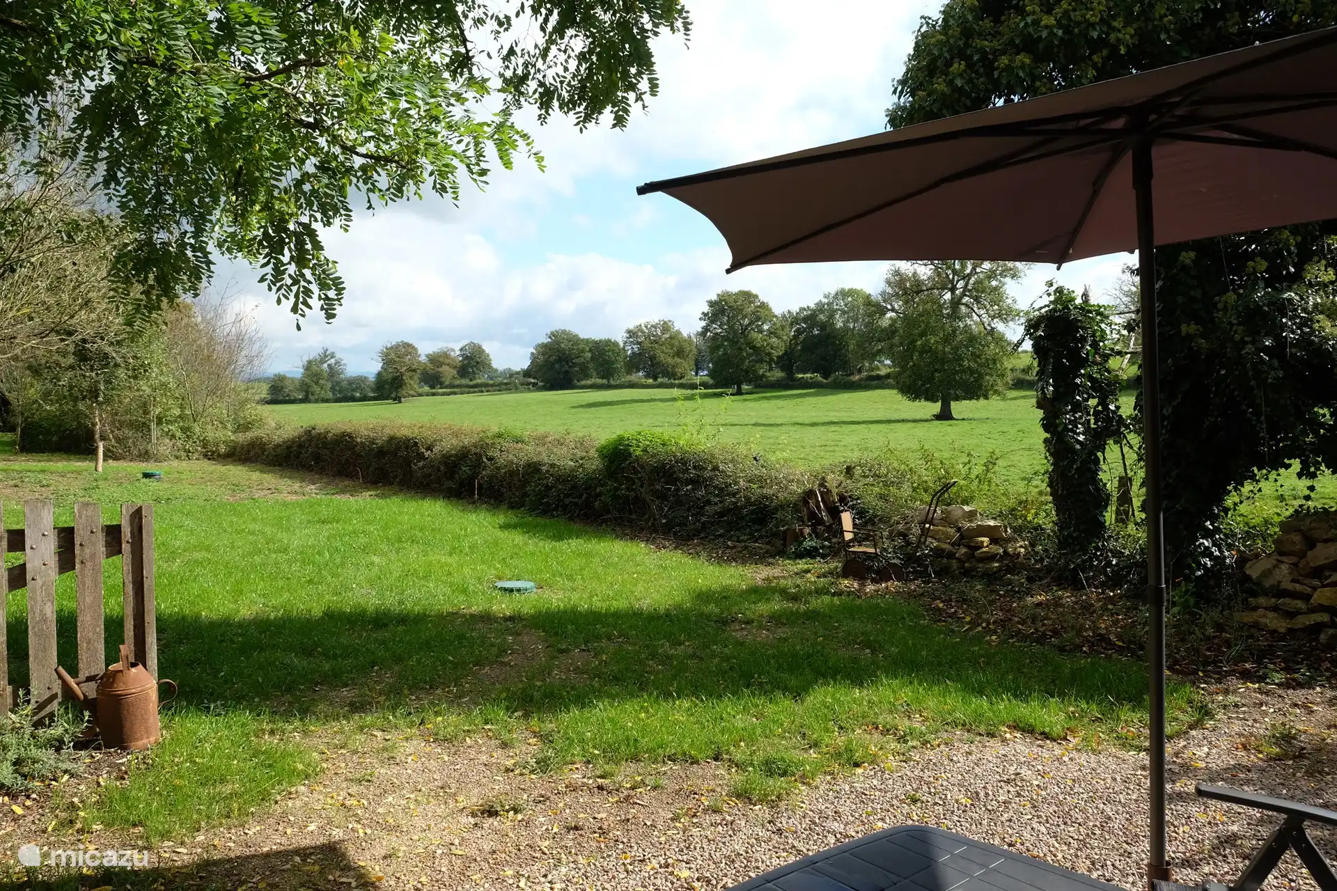 Freier Blick von der Terrasse