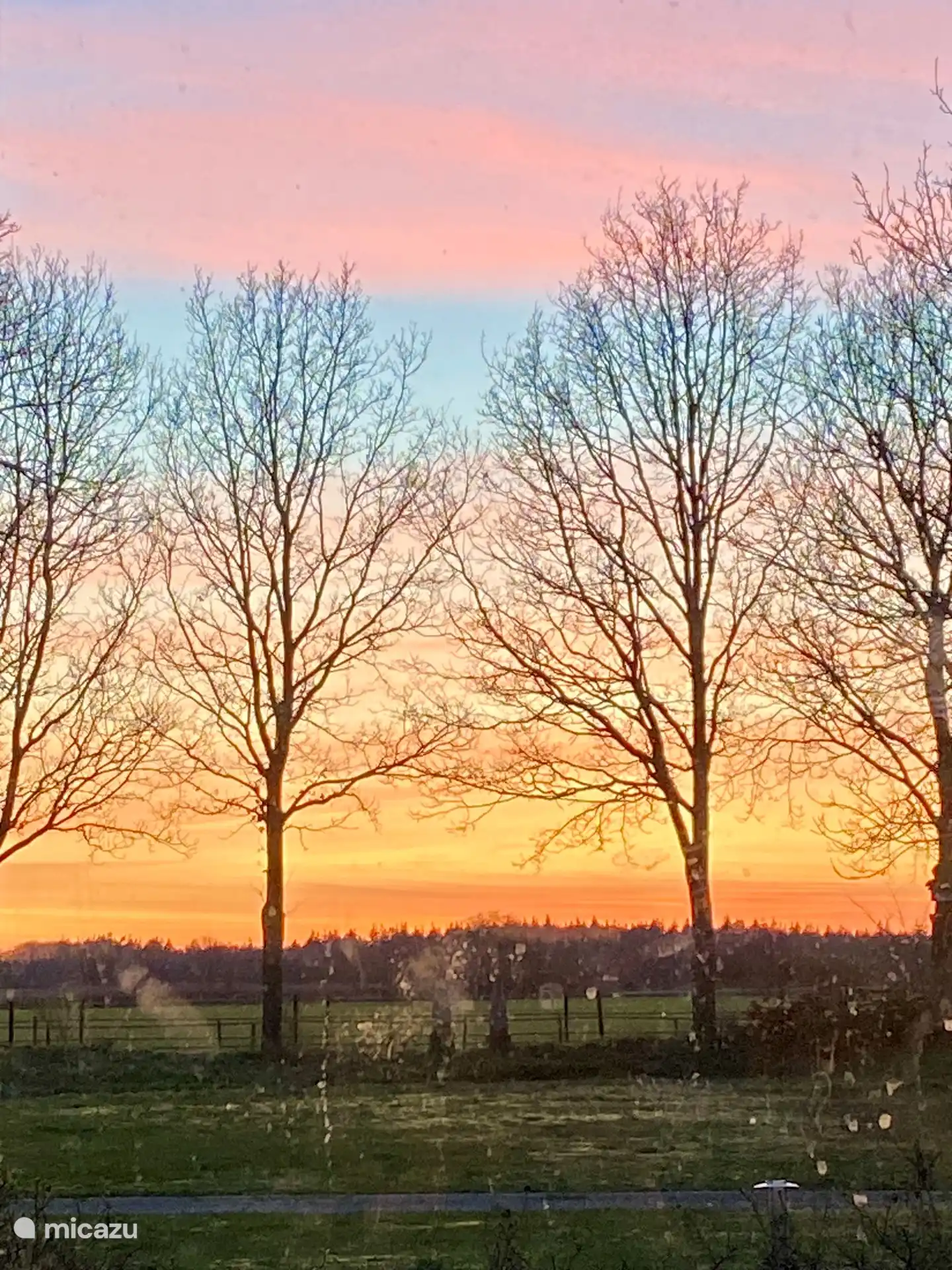 It never gets boring to watch the sun go down from the garden.